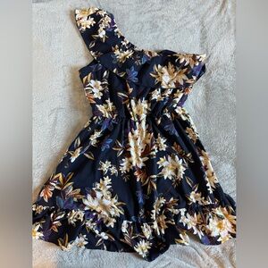 Floral One-Shoulder women’s dress